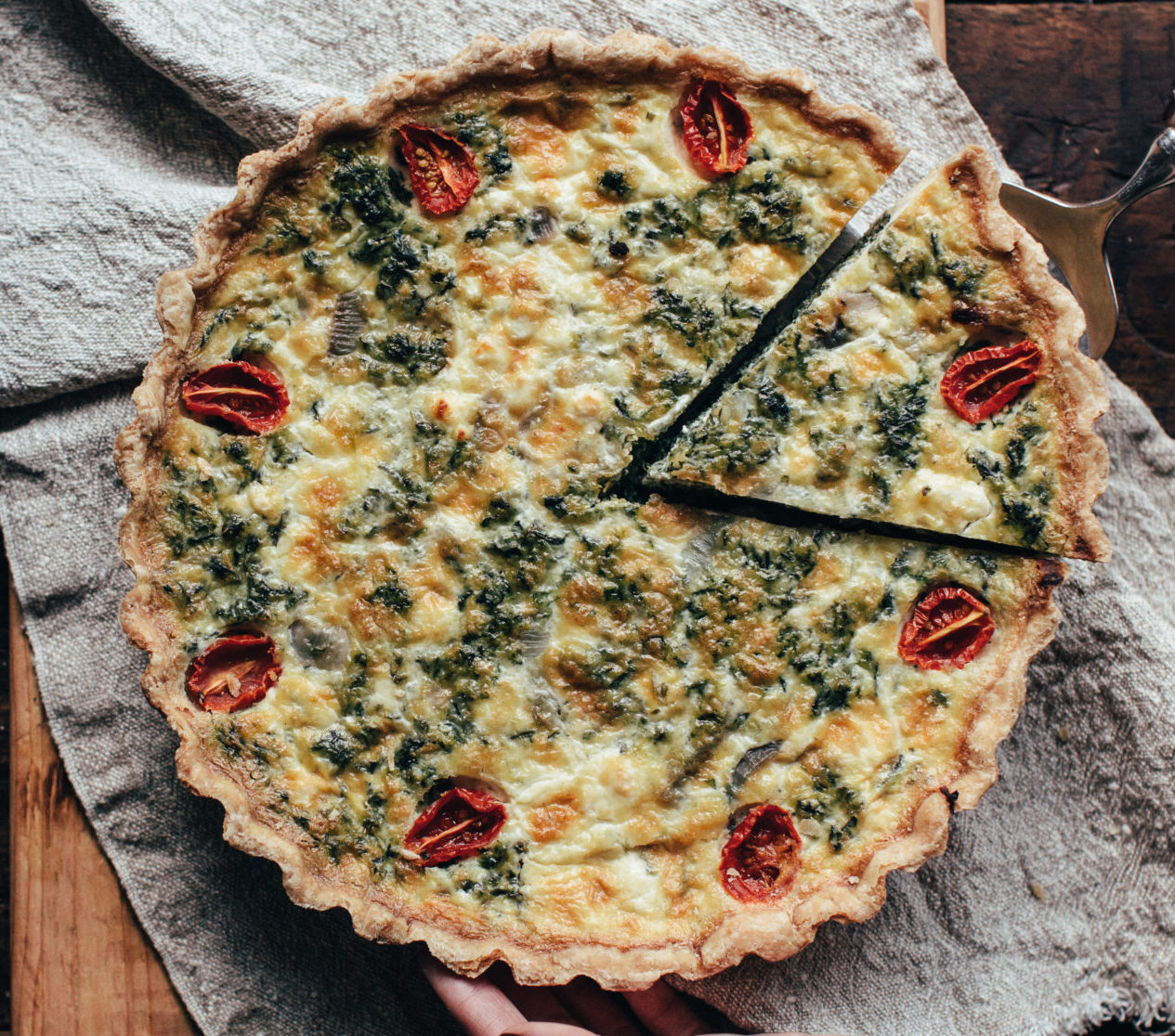 Whole Quiche - baked & wired